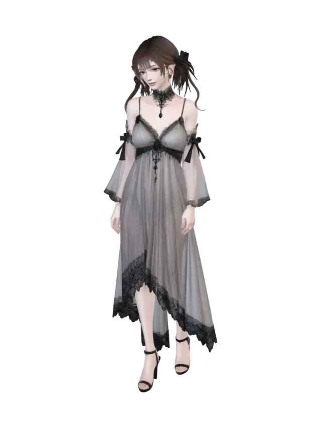 3D model for Midnight Lace