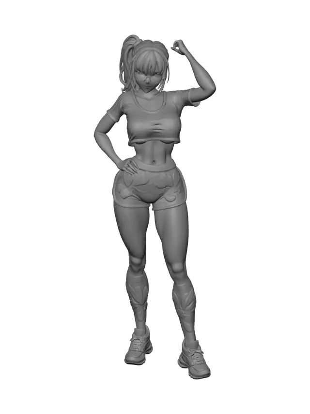 3D model for Floral Power Pose