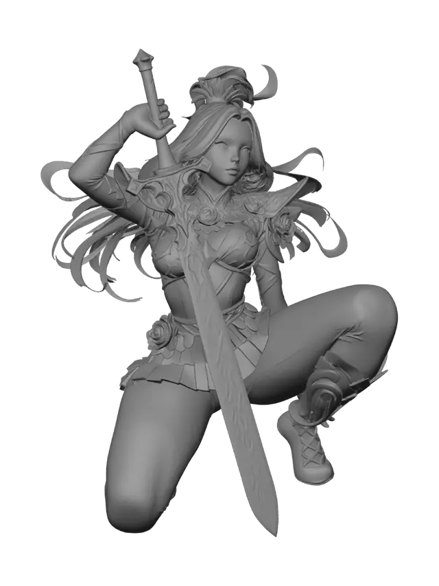 3D model for Verdant Dawnblade
