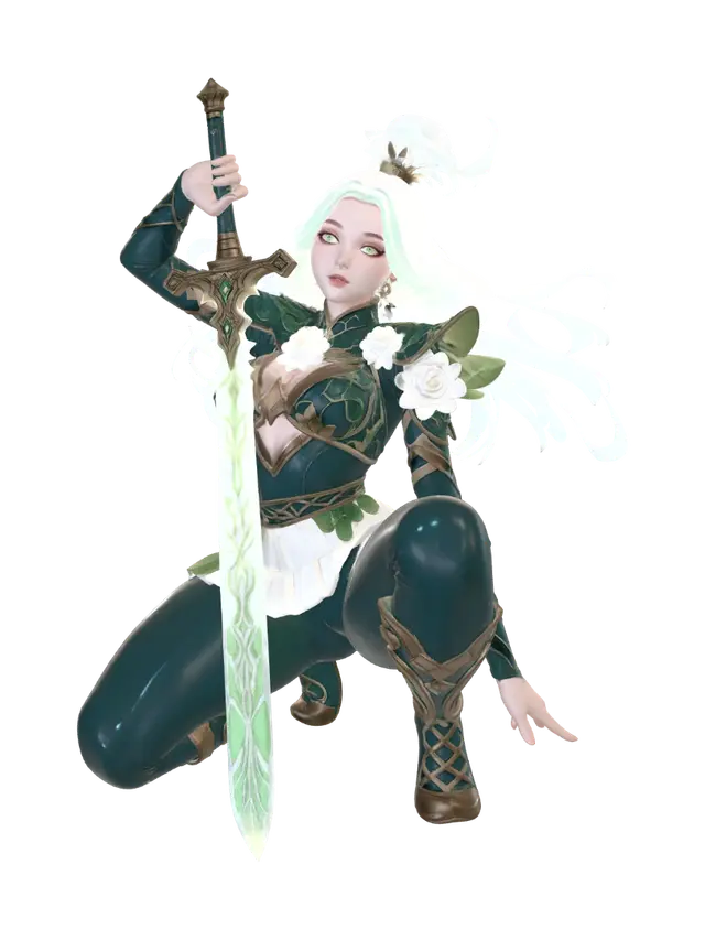 3D model for Verdant Dawnblade