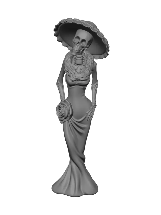3D model for Fantasy Female Skeleton