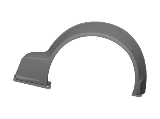 3D model for Grey curved motorcycle fender
