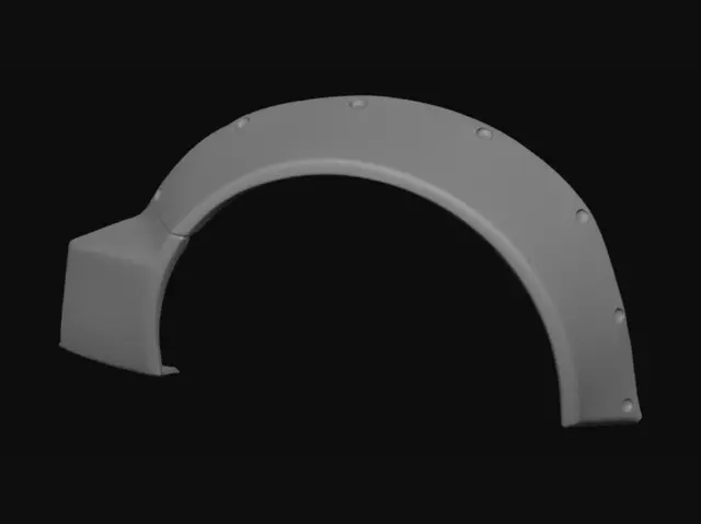3D model for Arc-shaped wheel arch