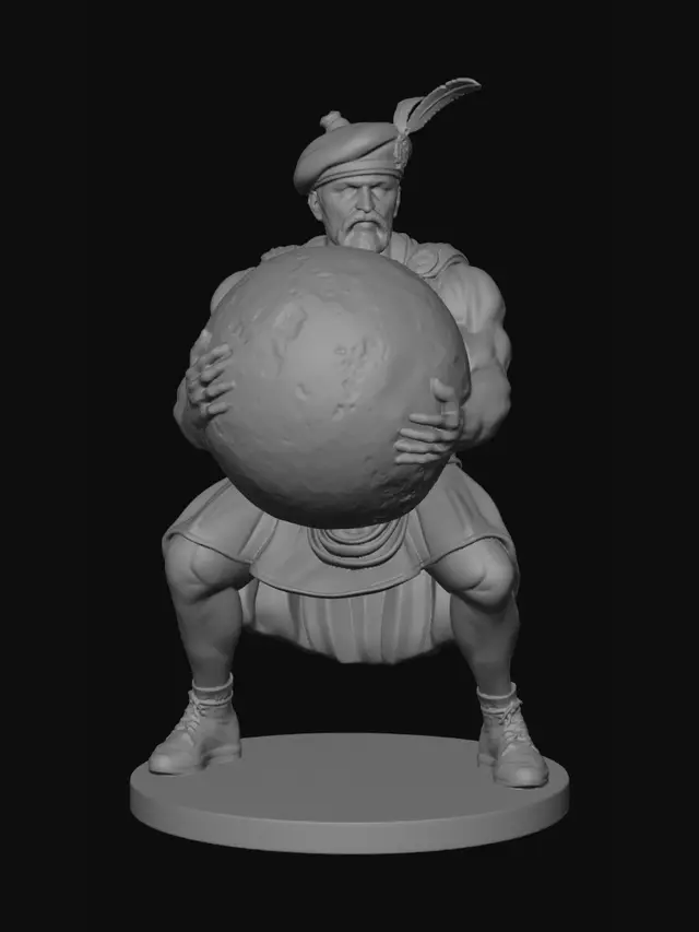 3D model for World in His Hands
