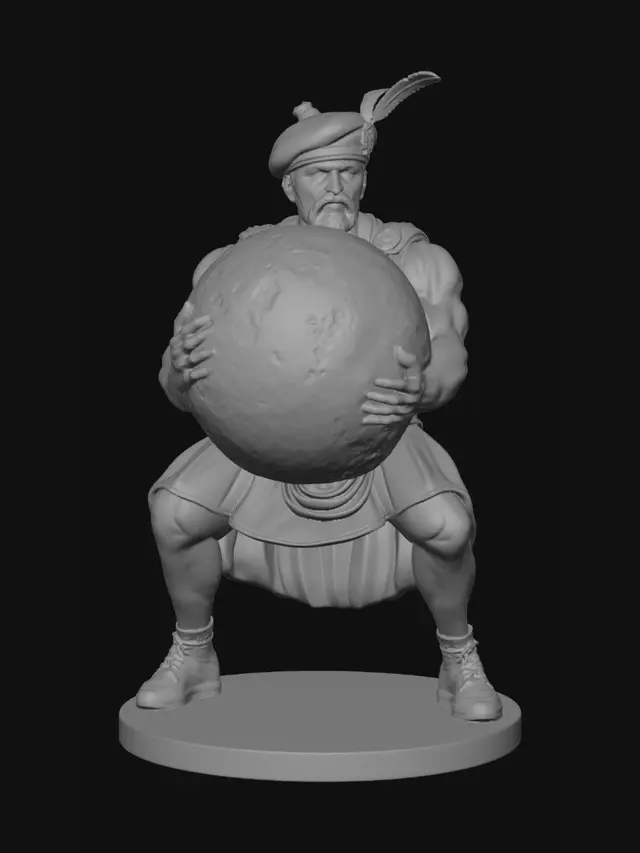 3D model for World in His Hands