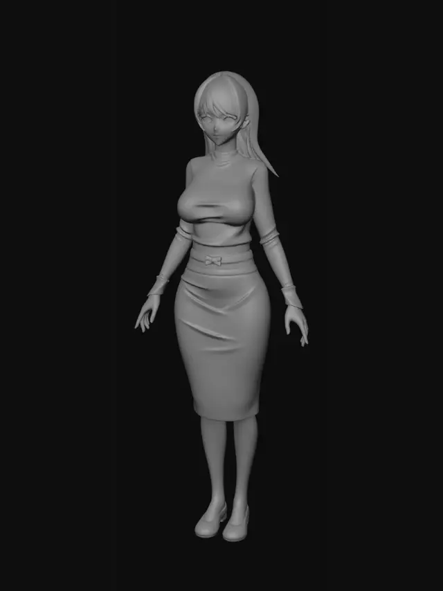 3D model for Courtyard Portrait