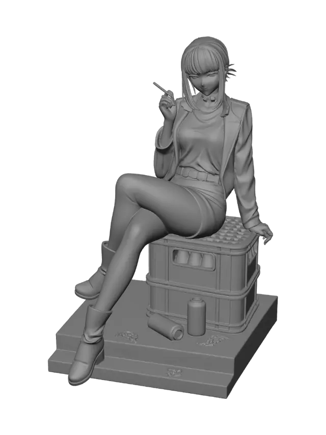 3D model for Smoke Break on a Crate