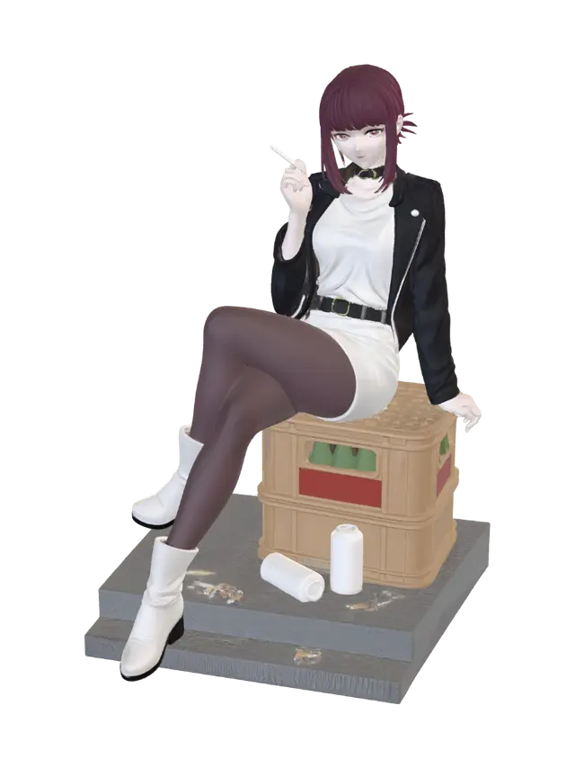 3D model for Smoke Break on a Crate