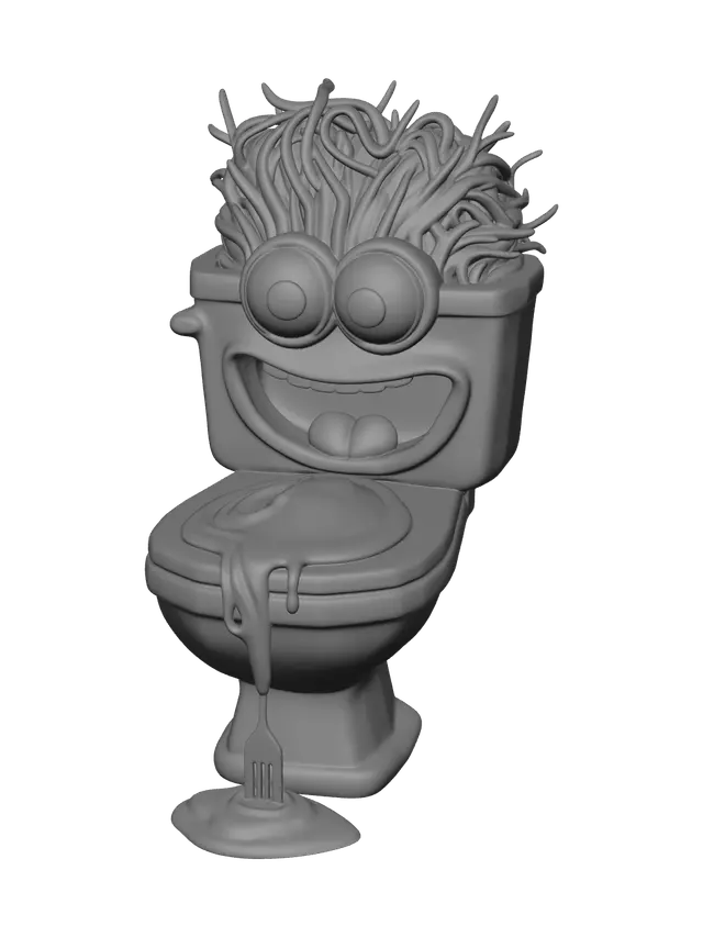 3D model for Realistic Spaghetti Tualetti