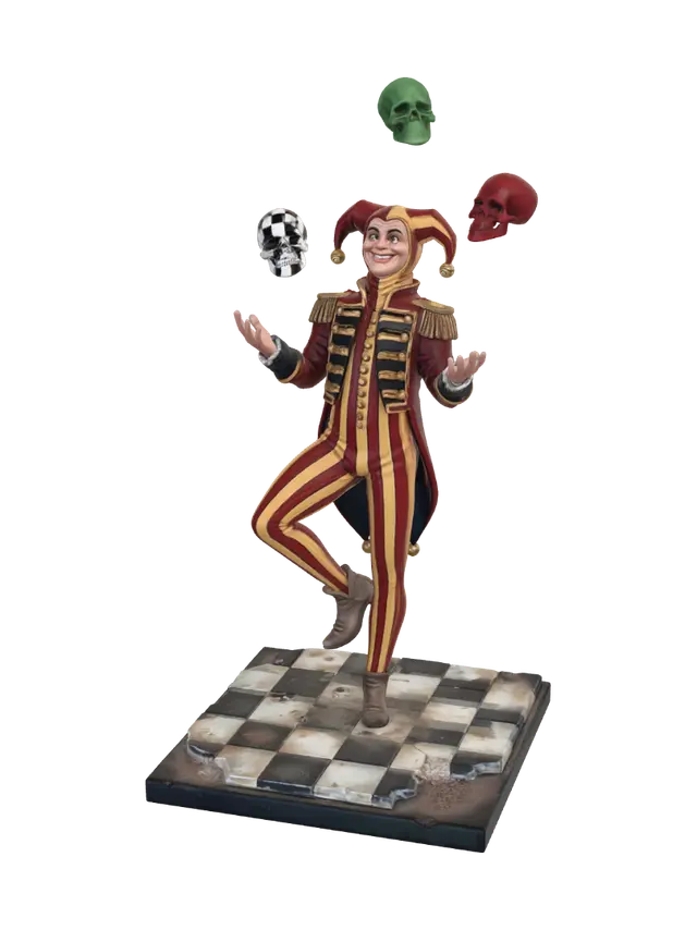 The Jester's Gambit - Themed 3D model, vytvořený pomocí AI