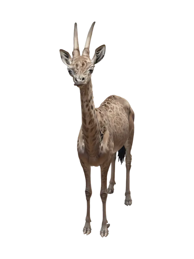 3D model for Giraffe in Profile