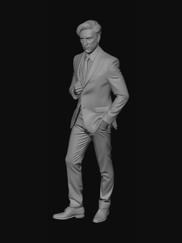 3D model for SİYAH TAKIM ELBİSELİ BİR AJAN BU AJAN ERKEK SAÇLARI ORTA UZUNLUKTA