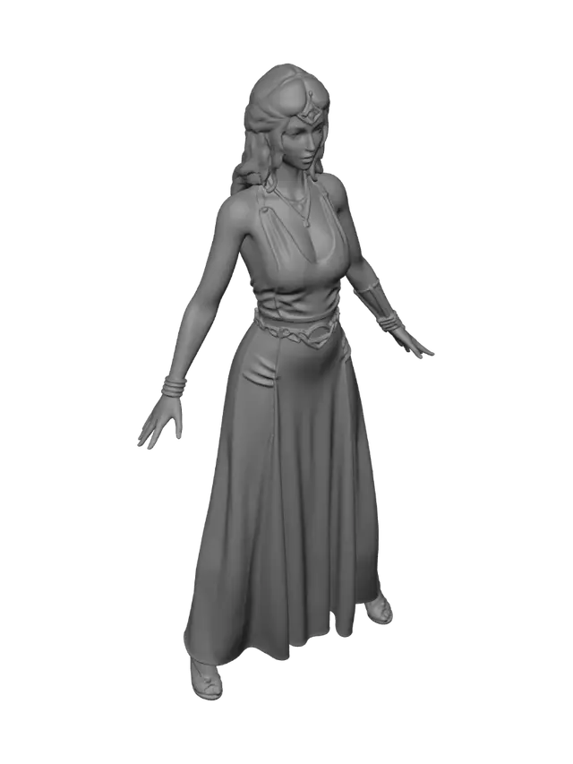 3D model for Lavender Silk Goddess