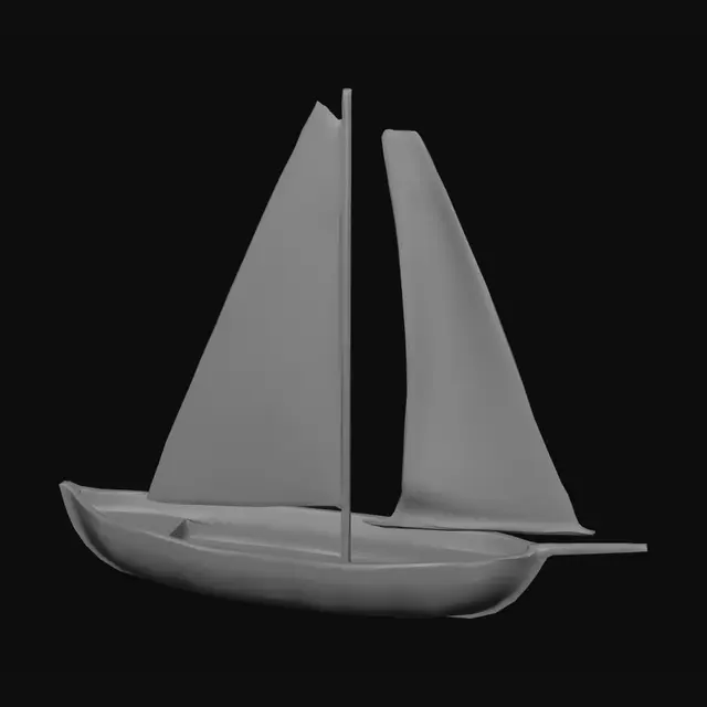 3D model for sloop