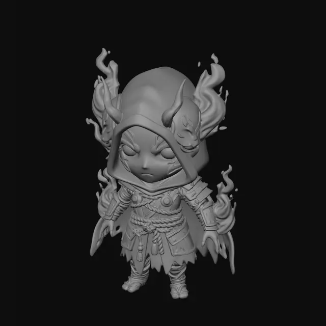 3D model for Frostbound Warden
