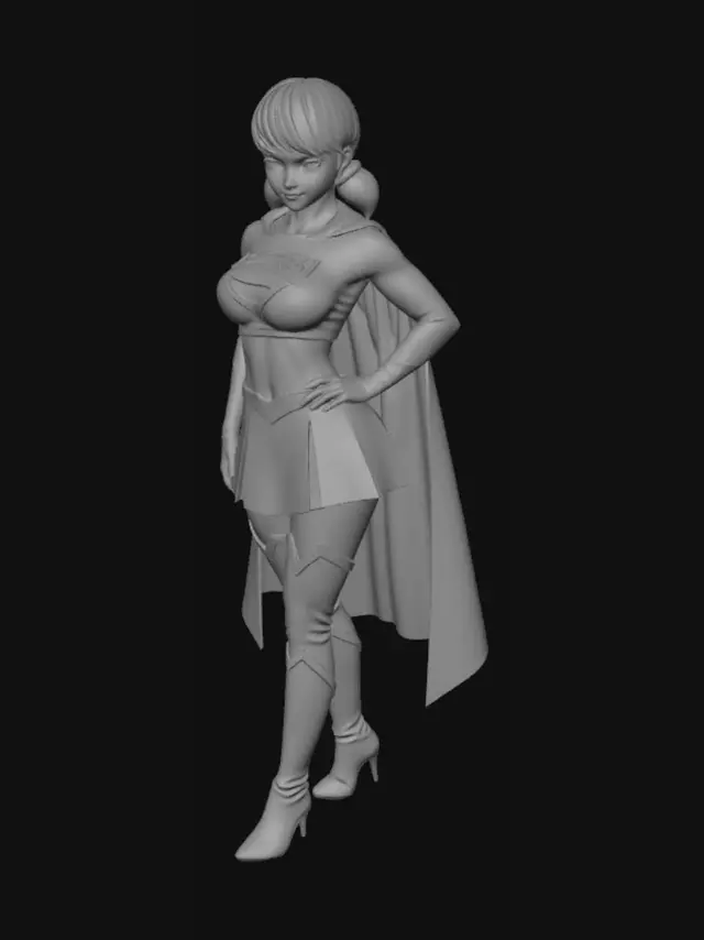 3D model for Supergirl at Home