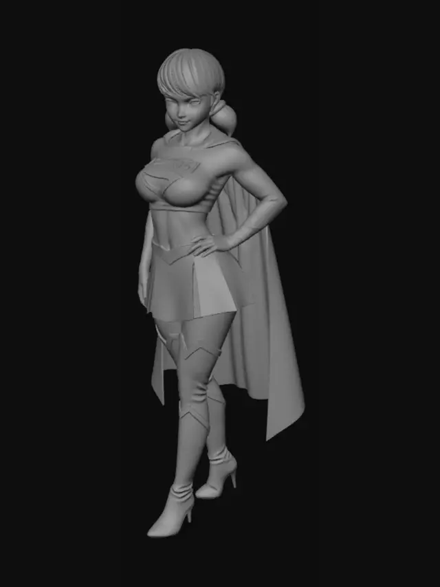 3D model for Supergirl at Home