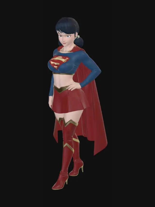 3D model for Supergirl at Home