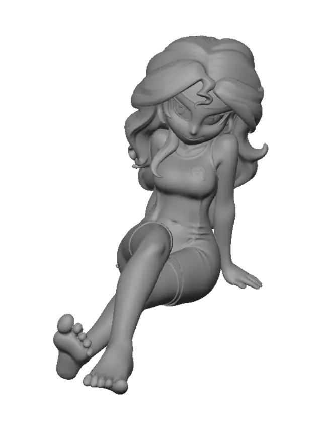 3D model for Poolside Sunset