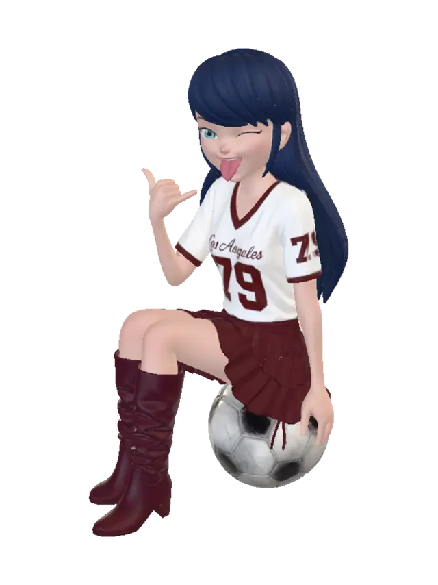 3D model for Los Angeles 79 Winking on the Field