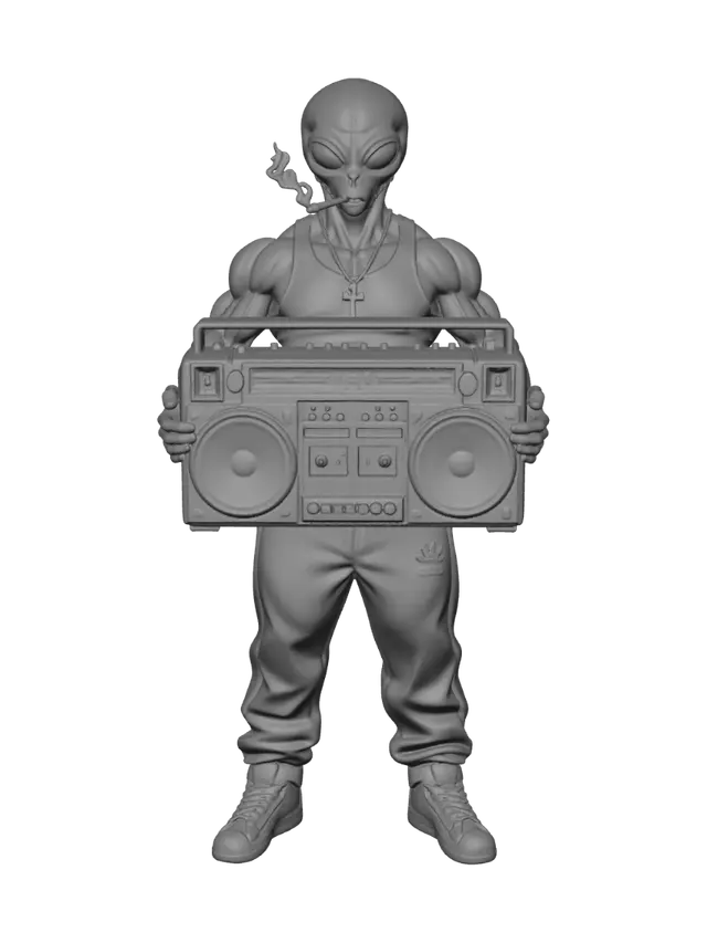 3D model for Galactic Boombox Groove