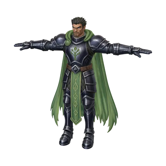 3D model for Verdant Knight