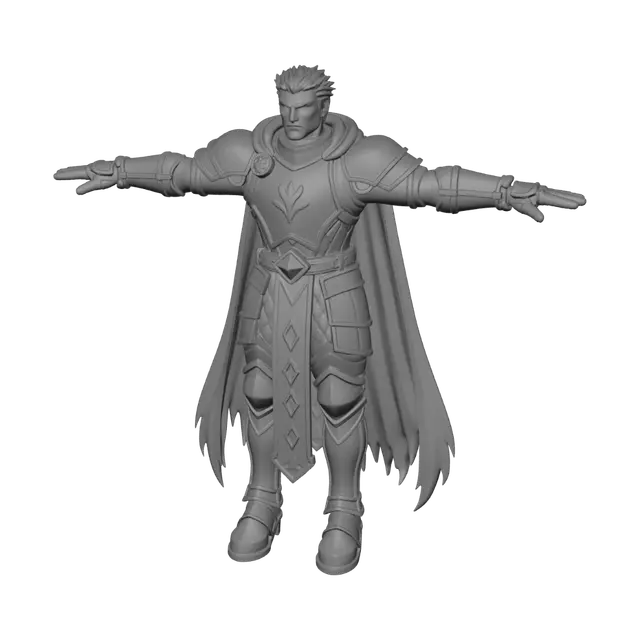 3D model for Verdant Knight