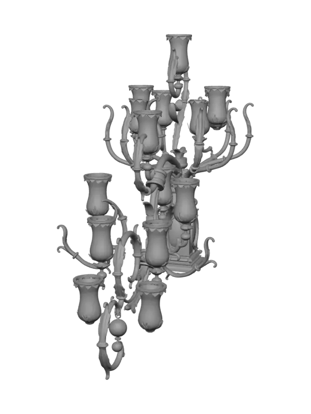 3D model for Ornate Chandelier