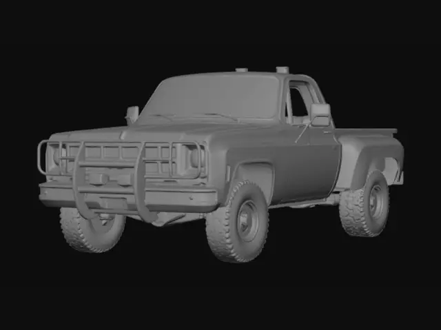 3D model for Desert Gold Classic Pickup