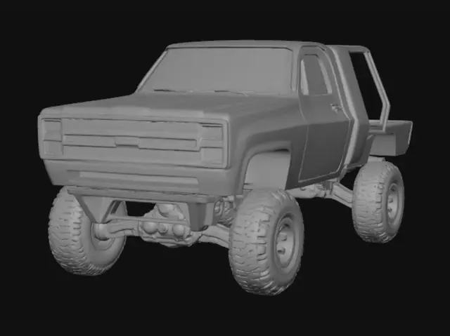 3D model for Blue BMW Under the Overpass
