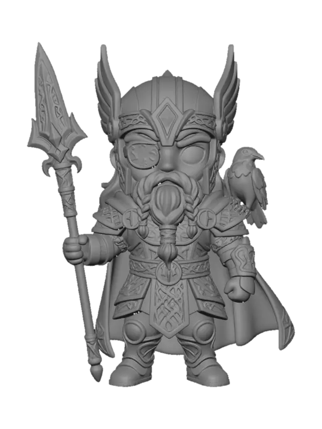 3D model for Auric Dwarven Warlord