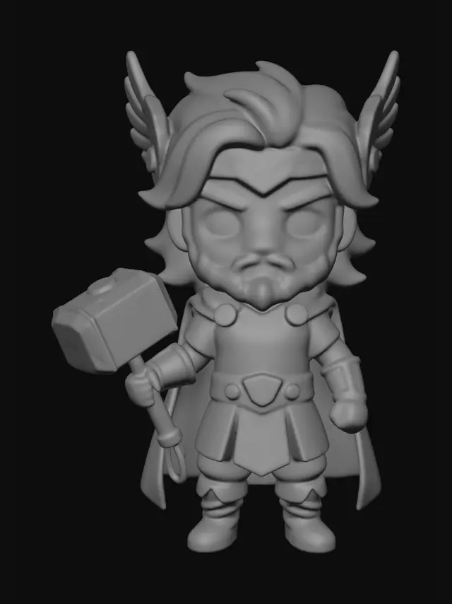 3D model for Chibi Thor