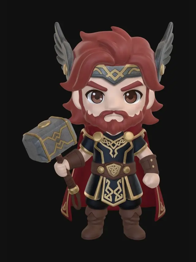 3D model for Chibi Thor