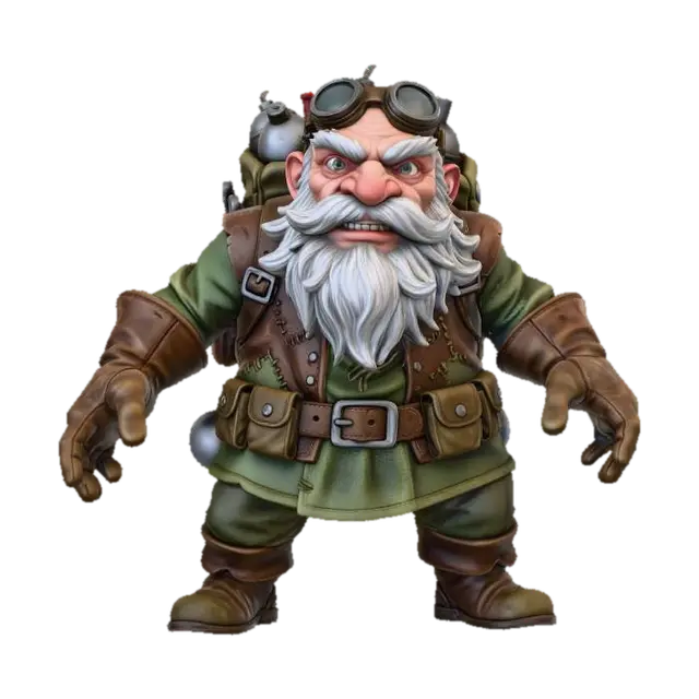3D model for Explosive Tinker Gnome