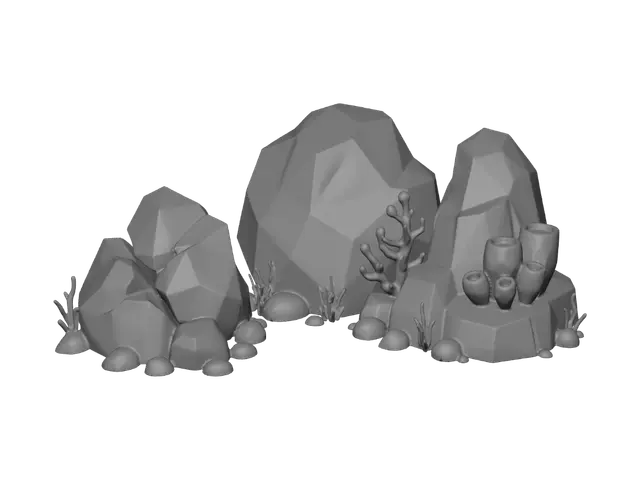 3D model for Polygonal Reef
