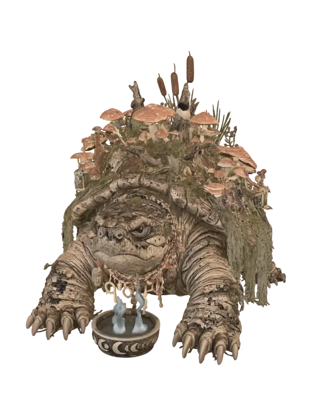 Bog Oracle - Tortoise 3D model, vytvořený pomocí AI
