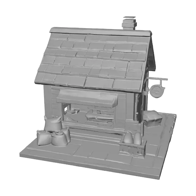 3D model for Little Brick Shop