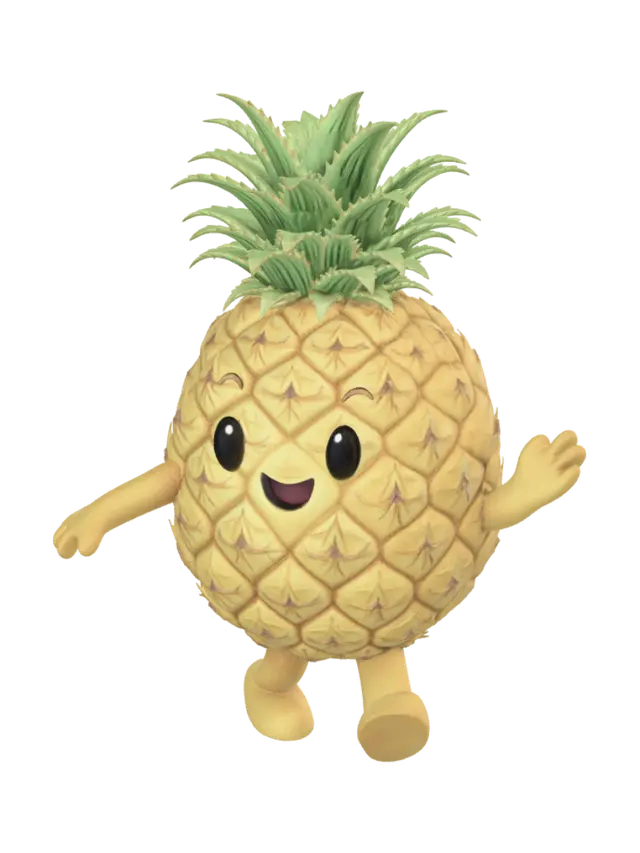 3D model for Cheerful Pineapple