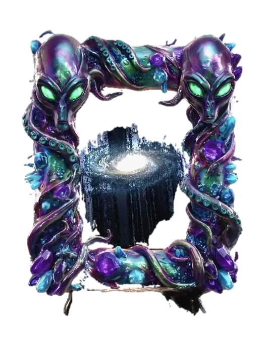 Twin Gatekeepers of the Galaxy AI 생성 3D 모델