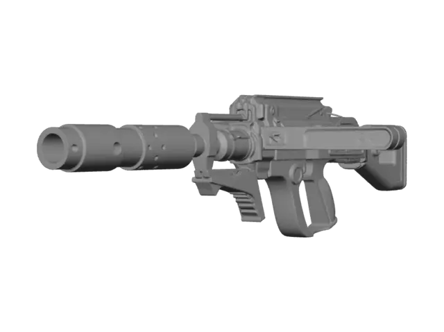 3D model for Cyberpunk Railgun