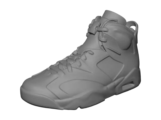 3D model for Yellow Air Sneaker