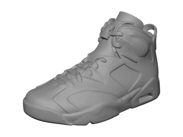 3D model for Yellow Air Sneaker