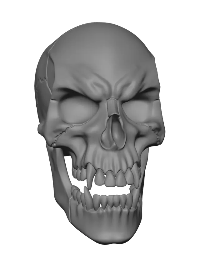 3D model for Red-Eyed Skull