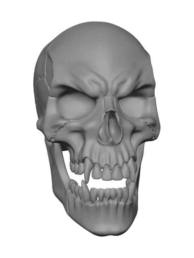 3D model for Red-Eyed Skull