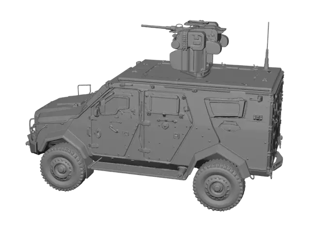 3D model for Mexican Army Armored Patrol Vehicle
