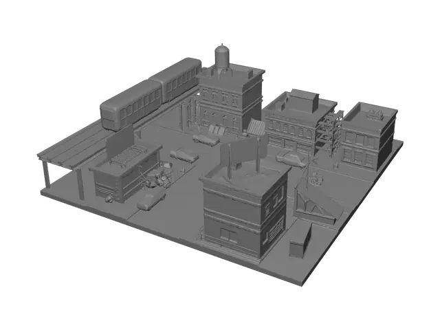 3D model for Miniature City Block