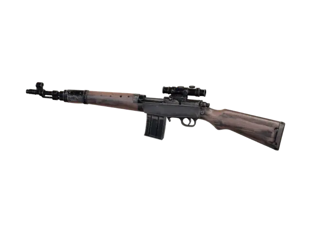 3D model for StG 44 with scope