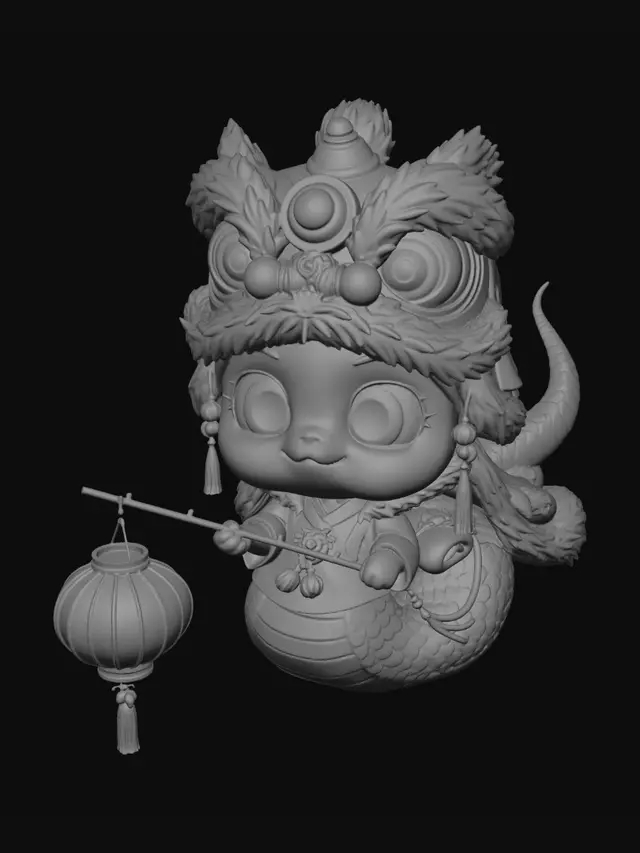 3D model for Lantern Dragon Baby