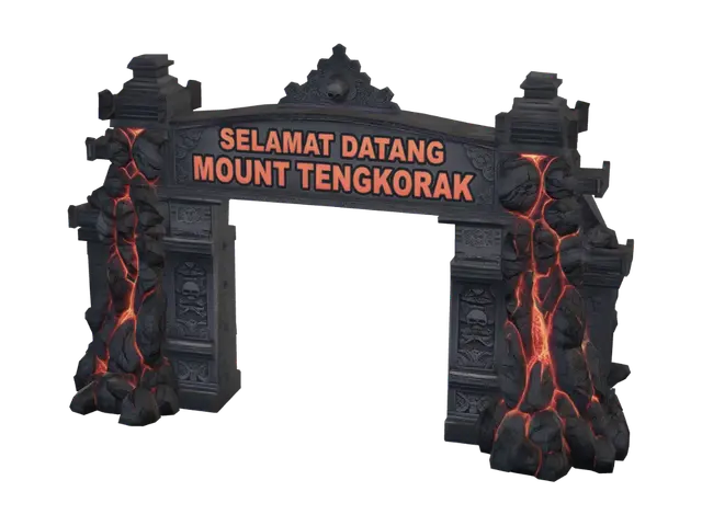 3D model for Gate to Mount Tengkorak