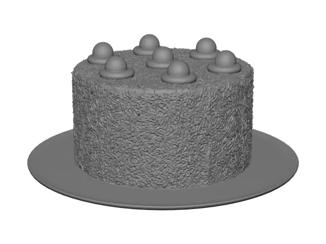 3D model for Portal Cake